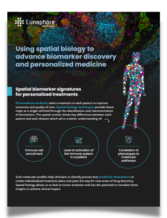 Resource: Using spatial biology to advance biomarker discovery and personalized medicine