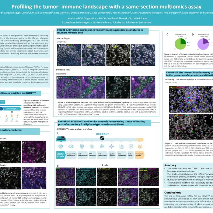 Profiling the tumor- immune landscape with a same-section multiomics assay