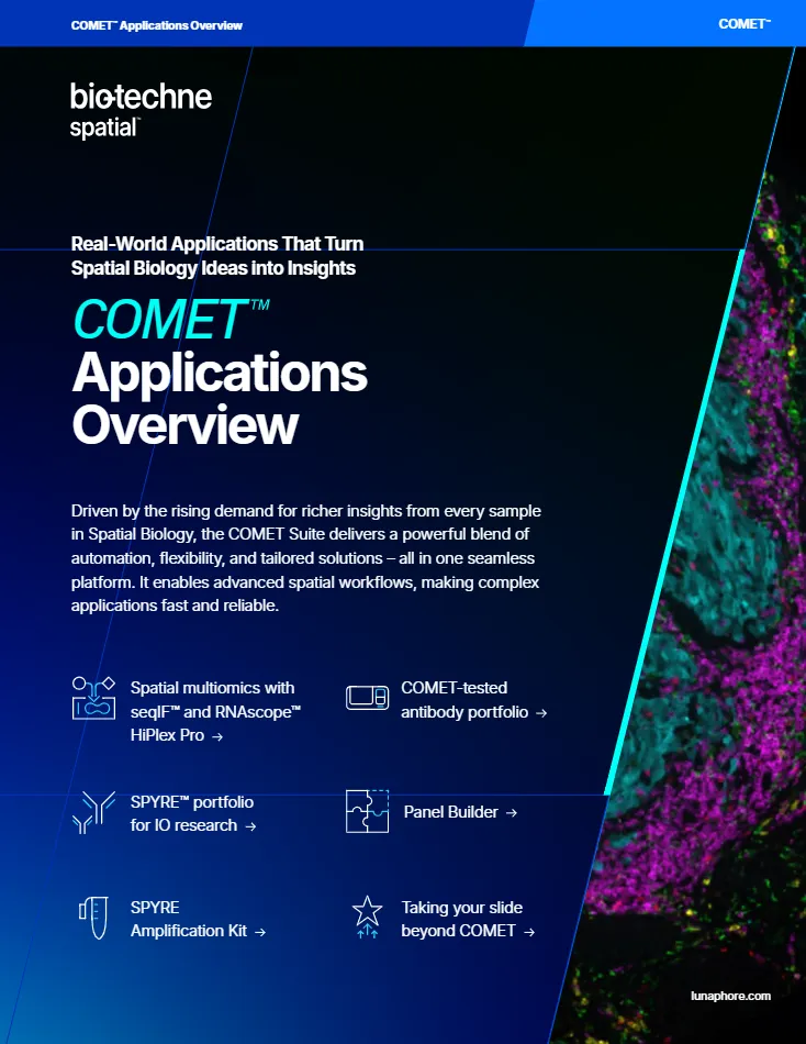 COMET™ applications overview - Lunaphore Technologies